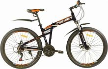 картинка велосипед pioneer shuttle 26"/17" black-orange-white pioneer shuttle 26"/17" black-orange-whiteот магазина Tovar-RF.ru