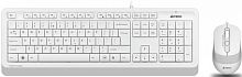 картинка комплект клавиатура+мышь a4tech a4 fstyler f1010 клав:белый/серый мышь:белый/серый usb multimedia от магазина Tovar-RF.ru
