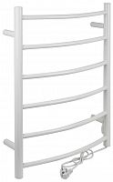 картинка Полотенцесушитель электрический BRIMIX BK109AW6 БЕЛЫЙ КЛАССИК-ПРЕМИУМ-ДУГА 700х530х14мм на 6 перекладин с сухим ТЭНом, 80W, T-50*C от магазина Tovar-RF.ru