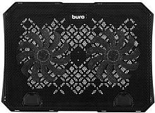 картинка buro подставка для ноутбука bu-lcp150-b212, 15", 335х265х22 мм, 1хusb, вентиляторы 2 х 140 мм, 480г, черный от магазина Tovar-RF.ru