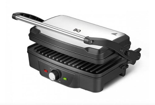картинка электрический гриль bq gr3006 черный-стальной от магазина Tovar-RF.ru