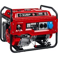 картинка ЗУБР Бензиновый генератор с электростартером  8000 Вт  [СБ-8000Е] от магазина Tovar-RF.ru