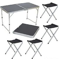 картинка комплект пикник экос cho-150-e комплект "пикник" (стол и 4 стула ) черный (992992) экос cho-150-e комплект "пикник" (стол и 4 стула ) черный (992992)от магазина Tovar-RF.ru