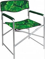 картинка кресло складное nika кресло складное 3 (кс3/2 с тропическими листьями темный)от магазина Tovar-RF.ru