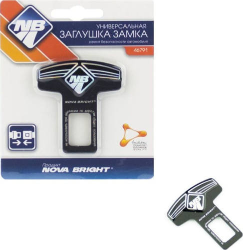 картинка заглушка замка ремня безопасности nova bright заглушка замка ремня безопасности металлическая 46791 nova bright металлическая 46791 от магазина Tovar-RF.ru