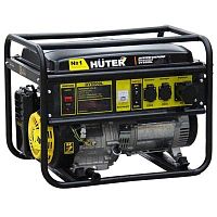 картинка Huter DY9500L 64/1/39 Электрогенератор { четырехтактный, 7500Вт, 220В/50Гц, 91Дб, принудительное охлаждение, бак 25 л, расход бензина 374 г/кВтч, расход масла 6,8 г/кВтч, ручной стартер } от магазина Tovar-RF.ru