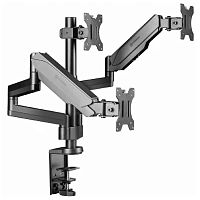картинка ONKRON G280 чёрный {Для трех экранов с диагональю 13"-32" Допустимая нагрузка: 3 x (1-8 кг) VESA: 75x75, 100x100 мм} от магазина Tovar-RF.ru