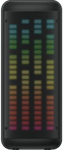 картинка hyundai музыкальный центр h-mc1236, 40вт, с караоке, с микрофоном, bluetooth, fm, usb, micro sd, черный от магазина Tovar-RF.ru