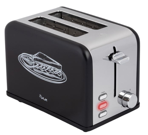 картинка тостер электрический vlk palermo 101, черный от магазина Tovar-RF.ru