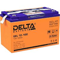 картинка delta gel 12-100 (12v/100ач) свинцово- кислотный аккумулятор   от магазина Tovar-RF.ru