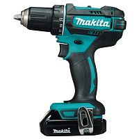 картинка Makita DDF482SYE Дрель ак,{18В,2x1.5Ач,Li-ion,БЗП-13мм,0-600\1900об\м,62\36Нм,1.5кг,чем,XPT} от магазина Tovar-RF.ru