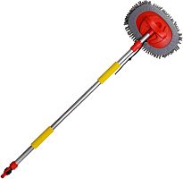 картинка Щетка CLIM ART CA-SB-09 телескопическая с краном, щеткой из микрофибры 25см 100-170см (CLA00179) от магазина Tovar-RF.ru