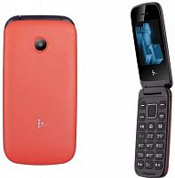 картинка телефон мобильный f+ flip 2 red от магазина Tovar-RF.ru