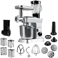 картинка кухонный комбайн 14 в 1 ragex r112, 4.5л, 1300вт, цвет: 900 (серебристый), китай ragex r112-900 метал. 1300вт от магазина Tovar-RF.ru