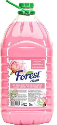 картинка Кондиционер для белья FOREST CLEAN Кондиционер для стирки белья "Самое мягкое прикосновение" 5 л от магазина Tovar-RF.ru