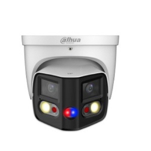 картинка DAHUA DH-IPC-PDW3849P-A180-E2-AS-PV-0280B Уличная купольная IP-видеокамера DUO с ИИ и активным сдерживанием 2x 4Мп, 1/2.7” CMOS, моторизованный объектив 2.8мм, видеоаналитика, ИК 25м, LED 20м от магазина Tovar-RF.ru