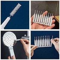 картинка РЫЖИЙ КОТ Щетка для чистки душевой лейки, 10 шт РЫЖИЙ КОТ Щетка для чистки душевой лейки, 10 шт от магазина Tovar-RF.ru