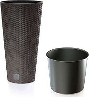 картинка Кашпо PROSPERPLAST Кашпо RATO SQUARE DRTS300-440U венге 2пр 14 и 35л PROSPERPLAST Кашпо RATO SQUARE DRTS300-440U венге 2пр 14 и 35л от магазина Tovar-RF.ru