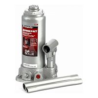 картинка matrix домкрат гидравлический бутылочный, 5 т, h подъема 216–413 мм, в пласт. кейсе [50756] от магазина Tovar-RF.ru