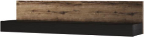 картинка Полка навесная АНРЭКС JAGGER Полка навесная ВТ, цвет Дуб монастырский /Черный АНРЭКС JAGGER Полка навесная ВТ, цвет Дуб монастырский /Черный от магазина Tovar-RF.ru