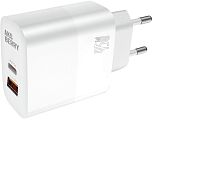 картинка сзу aksberry (6900286950010) t45 45w pd + qc3.0, белый от магазина Tovar-RF.ru