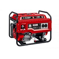 картинка ЗУБР Бензиновый генератор с электростартером  5500 Вт  [СБ-5500Е] от магазина Tovar-RF.ru