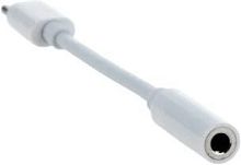 картинка eltronic (1-53) 3.5 jack (f) - type-c с проводом (белый) от магазина Tovar-RF.ru