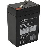 картинка exegate ep234535rus аккумуляторная батарея dt 6045 (6v 4.5ah, клеммы f1) от магазина Tovar-RF.ru