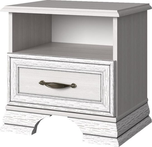 картинка Модульная мебель АНРЭКС TIFFANY Тумба прикроватная 1S цвет вудлайн кремовый (2 уп.) АНРЭКС TIFFANY Тумба прикроватная 1S цвет вудлайн кремовый (2 уп.) от магазина Tovar-RF.ru