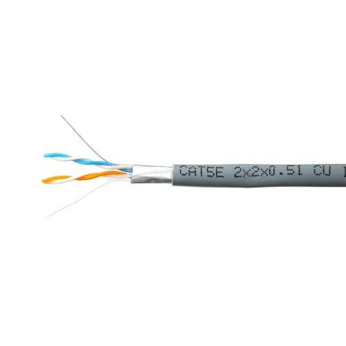 картинка skynet кабель premium ftp indoor 2x2x0,51, медный, fluke test, кат.5e, однож., 305 м, box, серый [csp-ftp-2-cu] от магазина Tovar-RF.ru