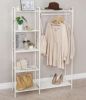 картинка Гардеробная система ЗМИ Гардеробная система Валенсия 1 (VALENCIA 1 clothes rack) (Белый) ГСВ1 Б от магазина Tovar-RF.ru