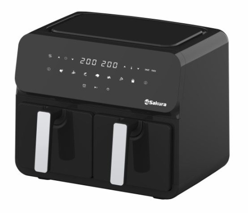 картинка аэрогриль sakura sa-7687bk 2чаши по 5л, таймер от магазина Tovar-RF.ru