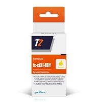 картинка t2 cli-8y картридж (ic-ccli-8y) для  canon pixma ip4200/4300/5200/pro9000/mp500/600, желтый, с чипом от магазина Tovar-RF.ru