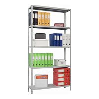 картинка Стеллаж MS 185/100х40/4 (Размеры внешние (ВхШхГ) 1850х1000х400 мм, 4 полки, с единой стойкой) [S24199154402] от магазина Tovar-RF.ru