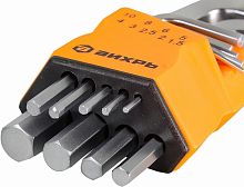 картинка Набор ключей ВИХРЬ Набор ключей имбусовых HEX, 9 шт, 1.5-10 мм ВИХРЬ Набор ключей имбусовых HEX, 9 шт, 1.5-10 мм от магазина Tovar-RF.ru