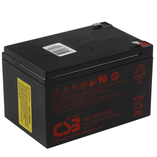 картинка csb батарея hr1251w (12v, 51w) клеммы f2 магазин Tovar-RF.ru являющийся официальным дистрибьютором в России картинка csb батарея hr1251w (12v, 51w) клеммы f2 от магазина Tovar-RF.ru