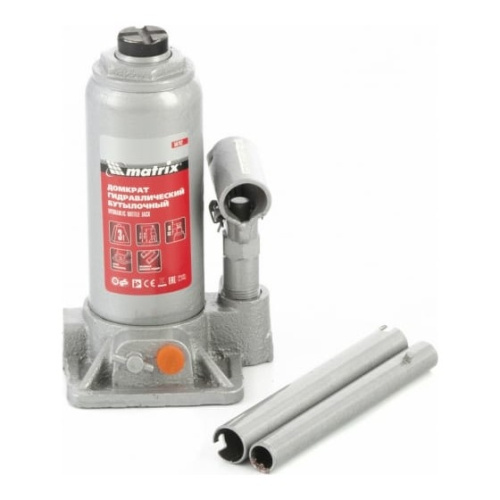 картинка matrix домкрат гидравлический бутылочный, 3 т, h подъема 178–343 мм [50762] от магазина Tovar-RF.ru