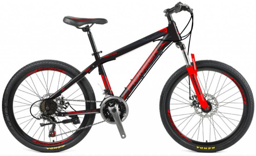 картинка велосипед pioneer tornado 24"/14" black-red-gray магазин Tovar-RF.ru являющийся официальным дистрибьютором в России картинка велосипед pioneer tornado 24"/14" black-red-grayот магазина Tovar-RF.ru