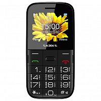 картинка texet tm-b227 мобильный телефон цвет черный от магазина Tovar-RF.ru