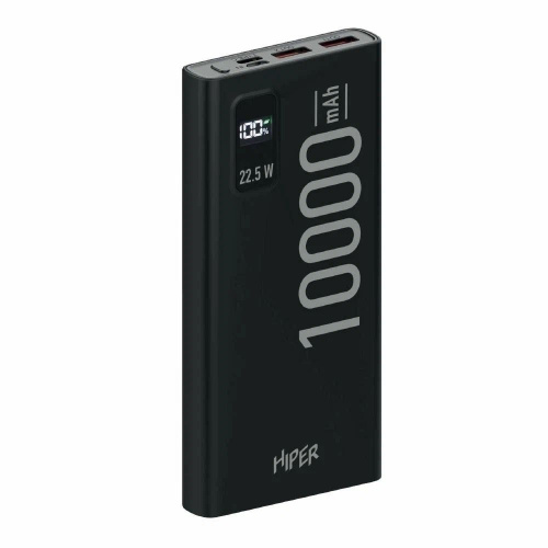 картинка аккумулятор внешний hiper ep 10000 black 10000mah 3a qc pd 2xusb черный от магазина Tovar-RF.ru
