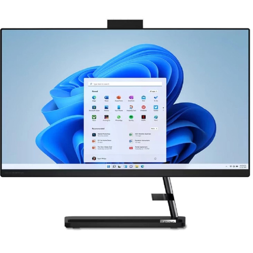 картинка lenovo ideacentre aio 3 24iap7 [f0gh0171ru] black  23.8" {fhd i3 1215u(1.2ghz)/8192mb/512ssdgb/nodvd/int:intel uhd graphics/noos + ru kbd, mouse usb} от магазина Tovar-RF.ru