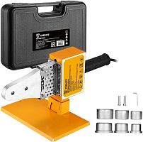 картинка Аппарат для сварки полипропилена DEKO RPPWM1600W в пластиковом кейсе, 3 насадки (20-32 мм) 083-3008 от магазина Tovar-RF.ru