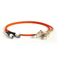 картинка hyperline fc-d2-50-fc/­pr-lc/­pr-h-3m-lszh-or патч-корд волоконно-оптический (шнур) mm 50/­125, fc-lc, 2.0 мм, duplex, lszh, 3 м от магазина Tovar-RF.ru
