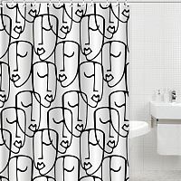 картинка Штора для ванной GOTA ROCIO 00016204 Штора д/ванной комнаты Faces 180*200 1/25 от магазина Tovar-RF.ru