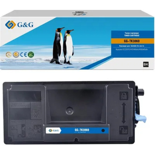 картинка тонер-картридж g&g toner cartridge для kyocera m3145idn/m3645idn 14 500 стр. c чипом tk-3060 1t02v30nl0 гарантия 36 мес. от магазина Tovar-RF.ru