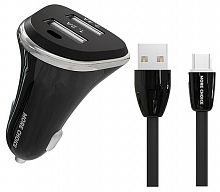 картинка азу more choice (4627151191416) ac22a 2usb 2.4a для type-c black от магазина Tovar-RF.ru