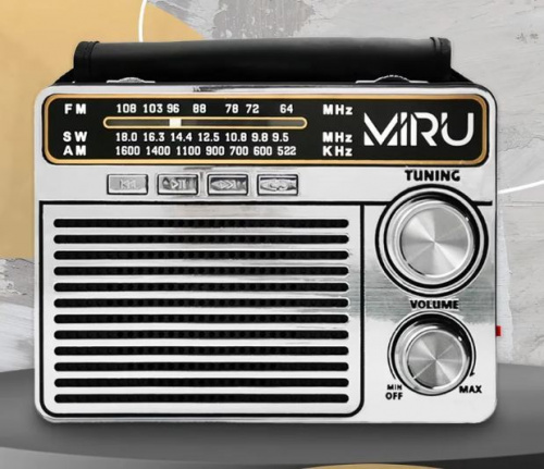 картинка радиоприемник miru sr-1020 радиоприемник от магазина Tovar-RF.ru