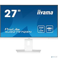 картинка lcd iiyama 27" xub2797qsn-w2 белый {ips 2560x1440 100hz 1ms 300cd hdmi displayport(in+out) usb3.2 usb-c3.2(65w) usb-c3.2(15w) rj-45 2x2w has pivot} от магазина Tovar-RF.ru