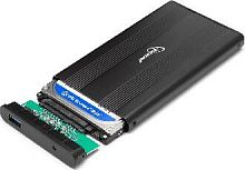 картинка gembird (13138) ee2-u3s-5 внешний корпус 2.5" черный, usb 3.0, sata, металл от магазина Tovar-RF.ru