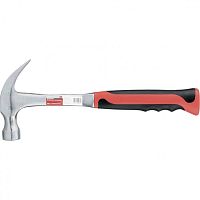 картинка MATRIX Молоток-гвоздодер, 450 г, цельнометаллический, двухкомпонентная рукоятка [10460] от магазина Tovar-RF.ru